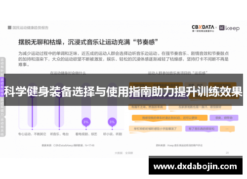 科学健身装备选择与使用指南助力提升训练效果